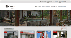 Desktop Screenshot of cotrelimoveis.com.br